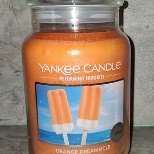 Yankee Candle ORANGE DREAMSICLE  Returning Favorite 22oz Large Jar Candle. NEW